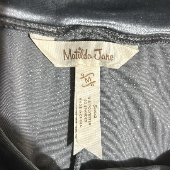 Matilda Jane Silver Velvet Flare Pants - Picture 5 of 5